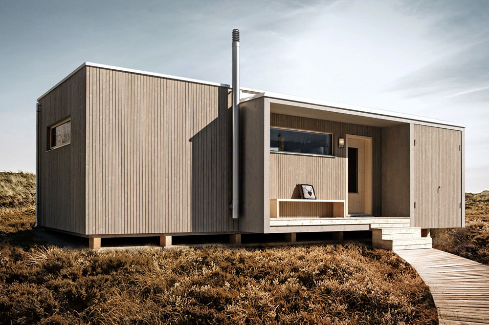 A swiss modular prefabricated house